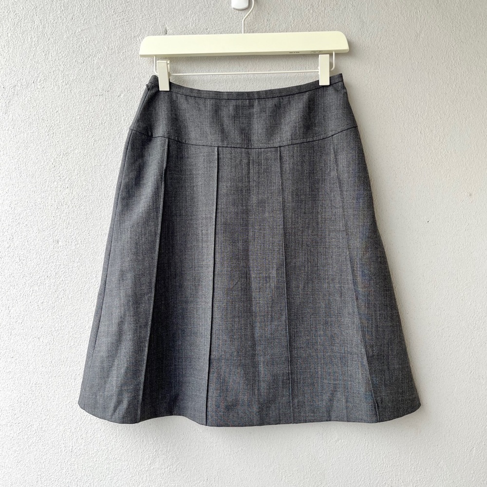 TRISTAN & ISEUT | Wool Blend A-Line Skirt